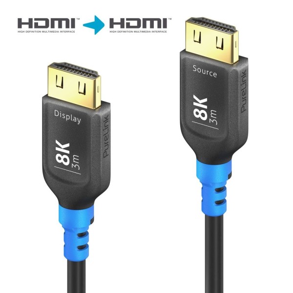 PureLink FlexInstall AOC HDMI 8K Kabel – Active Optical HDMI 2.1 von 3,0m - 15,0m