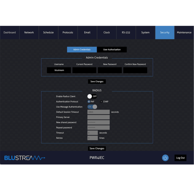 Sicherheits- und Benutzerverwaltung