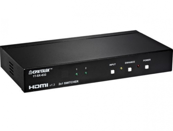tvONE 1T-SX-632 HDMI Switcher, 2x1, HDMI 1.3